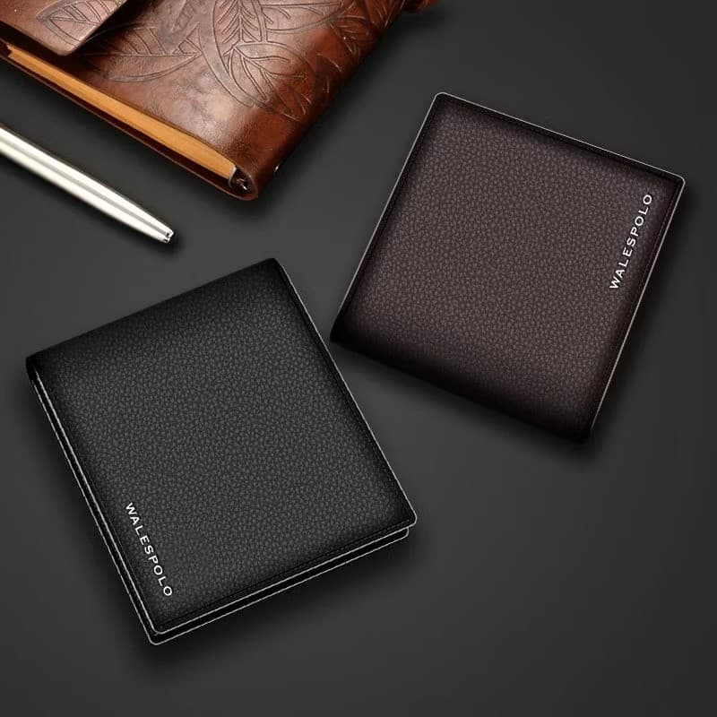 กระเป๋าสตางค์ผู้ชาย กระเป๋าผู้ชาย กระเป๋าสตางค์สั้น men wallet รูปที่ 2