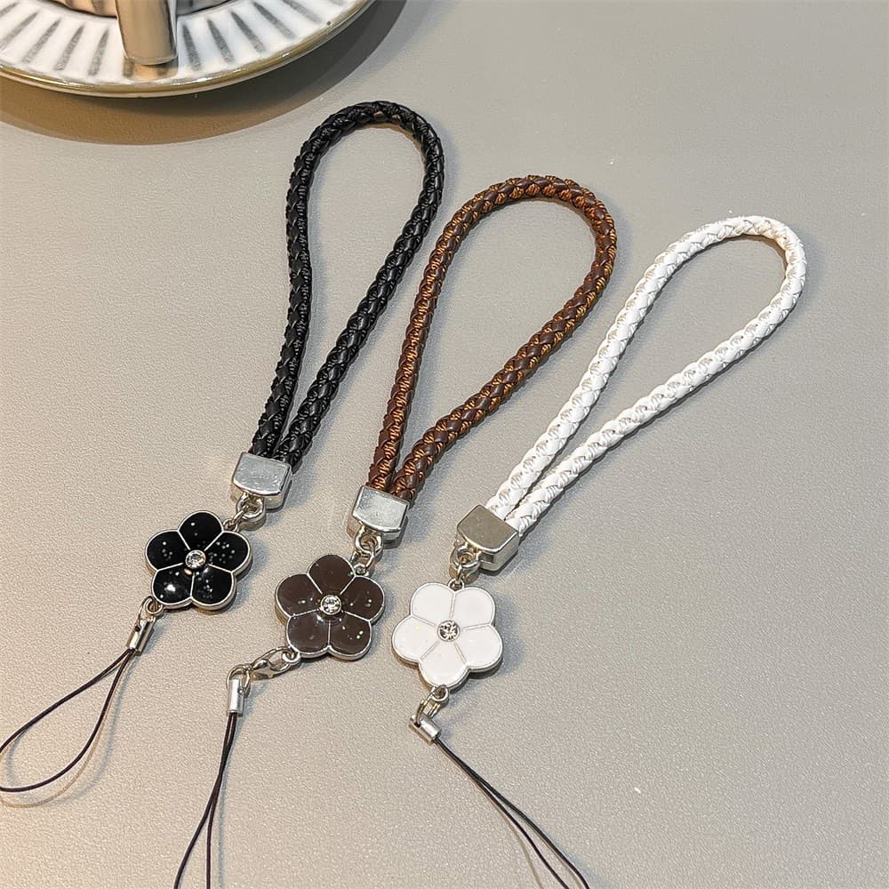สายคล้องโทรศัพท์มือถือ เคสโทรศัพท์มือถือสำหรับผู้หญิง เชือกแขวน สายคล้องข้อมือ ป้องกันการสูญหาย - โคลเวอร์สี่แฉก-SJPS รูปที่ 5