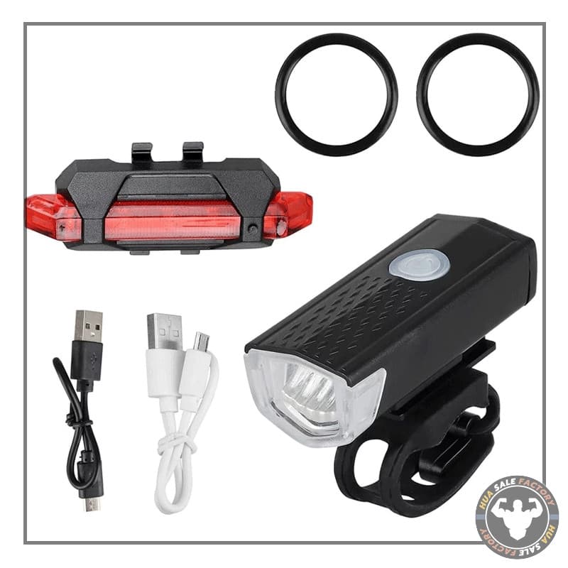 อุปกรณ์จักรยาน ไฟหน้า-ไฟท้าย รุ่นชาร์จแบต ไฟฉายจักรยาน USB Taillight ไฟขี่จักรยาน สําหรับจักรยาน อุปกรณ์เสริม รูปที่ 6
