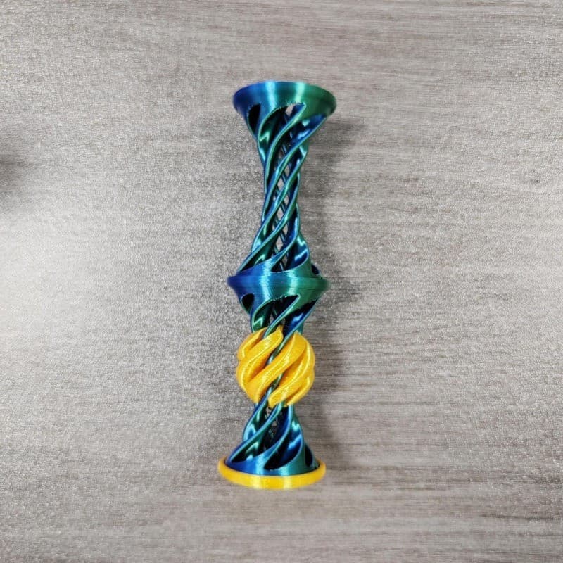 3D Double Layer Helical Tree ความหลากหลายเด็ก Decompression เครื่องประดับพิมพ์ Pyramid Passthrough Fidget ของเล่นของขวัญ รูปที่ 6