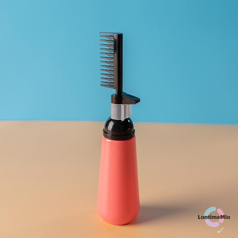 Lontimemio] หวีอุ่นผมขวดย้อมผมที่ว่างเปล่าพร้อมแปรง Applicator Dispensing Salon ใหม่ รูปที่ 9
