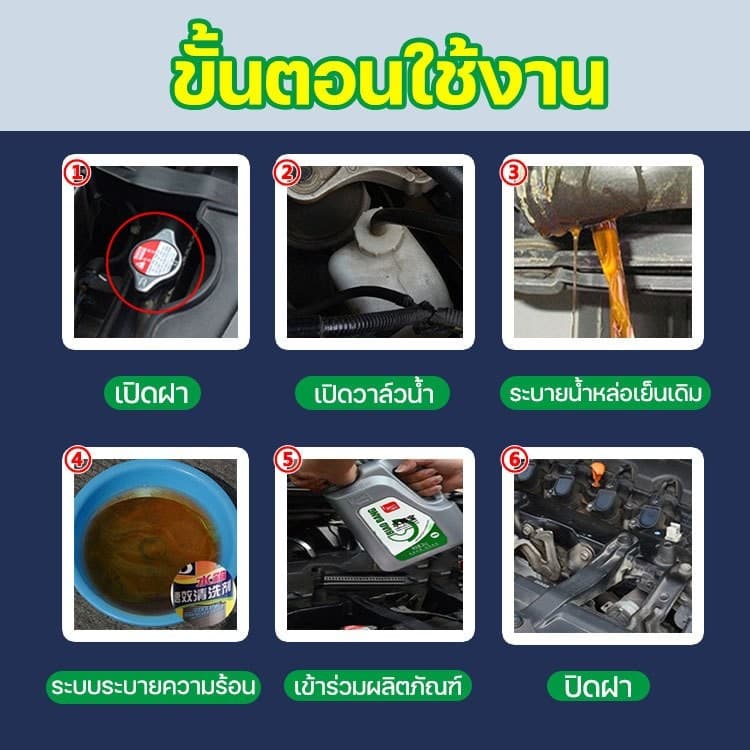 ​​ น้ำยาคูลแลนท์ Biaobang เกรดพรีเมี่ยม 2kg ป้องกันความร้อนสูง ดูแลหม้อน้ำรถยนต์อย่างสมบูรณ์แบบ รูปที่ 7