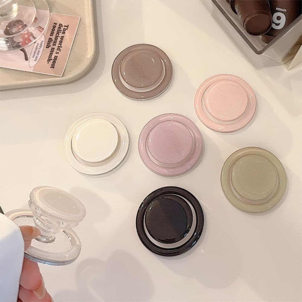 Macron สีทึบเรียบง่ายพับได้สําหรับโทรศัพท์แม่เหล็ก Griptok Stand สําหรับ iPhone ที่วางเคสชาร์จไร้สาย รูปที่ 7