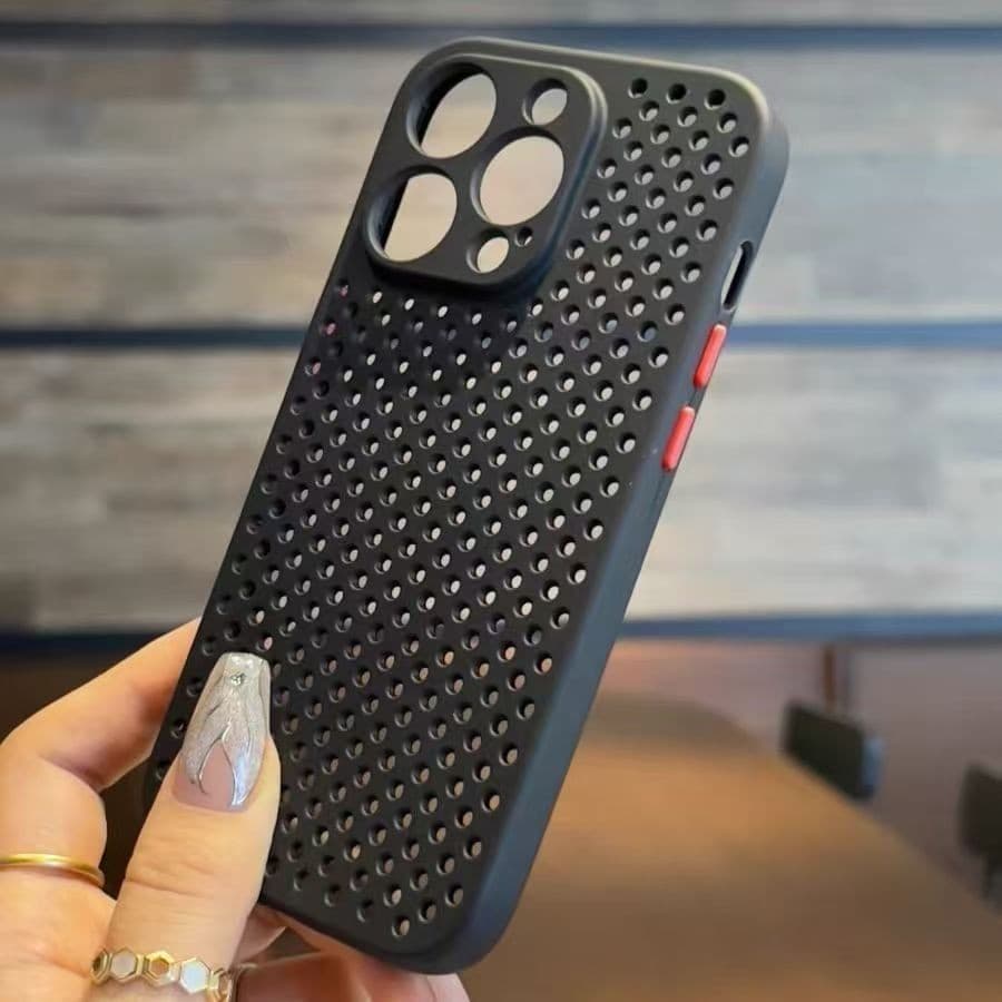 การกระจายความร้อนเคสโทรศัพท์ระบายอากาศสําหรับ iPhone 16 15 14 13 Pro Max เคสไอโฟน 11 12 Pro 14 15 Plus 16E ซิลิโคนนุ่มกรณีปกหลัง รูปที่ 3