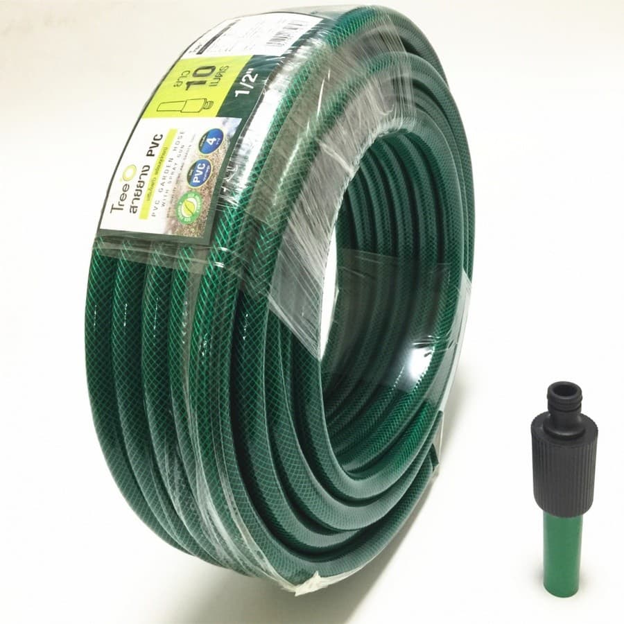 GlobalHouse Tree’O สายยาง พีวีซีเสริมใยแก้วพร้อมหัวฉีด 1/2“x10M รุ่น PGHLF12-10 สินค้าของแท้คุณภาพดี รูปที่ 2