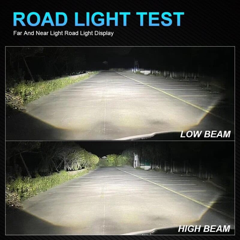 เลนส์โปรเจคเตอร์ไฟหน้ารถยนต์ LED Hi/Lo Beam H4 H7 9005 HB3 9006 HB4 2.5 นิ้ว 3.0 นิ้ว 2 ชิ้น 6000K Lampu รูปที่ 3