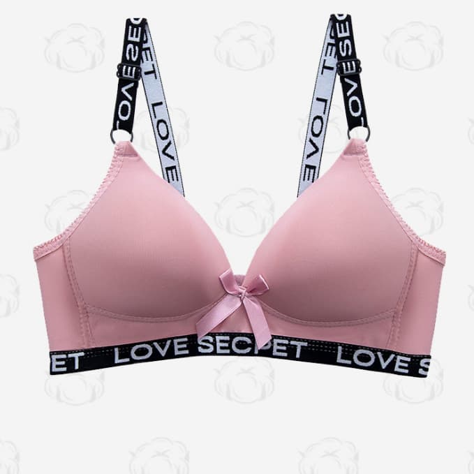 #399 เสื้อใน ด้วยฟองน้ำเสื้อชั้นในไม่มีโครงขอบตัวหนังสือ size 32-38 กระดุมสามแถว ราคาส่ง มีจำนวนจำกัด รูปที่ 6