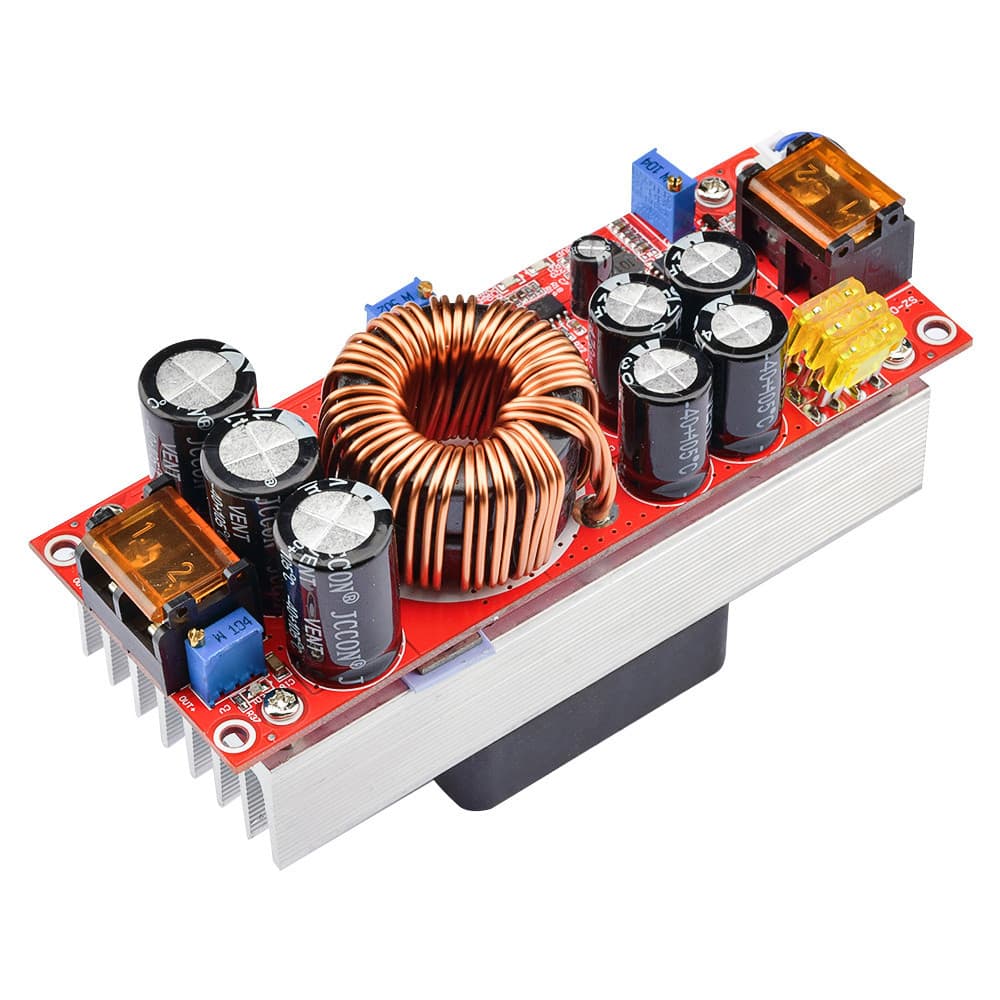 Boost Converter 1800W 40A โมดูลเพิ่มแรงดัน DC-DC10-60V ถึง 12-90V สำหรับรถยนต์ แบตเตอรี่ โซลาร์เซลล์ รูปที่ 5