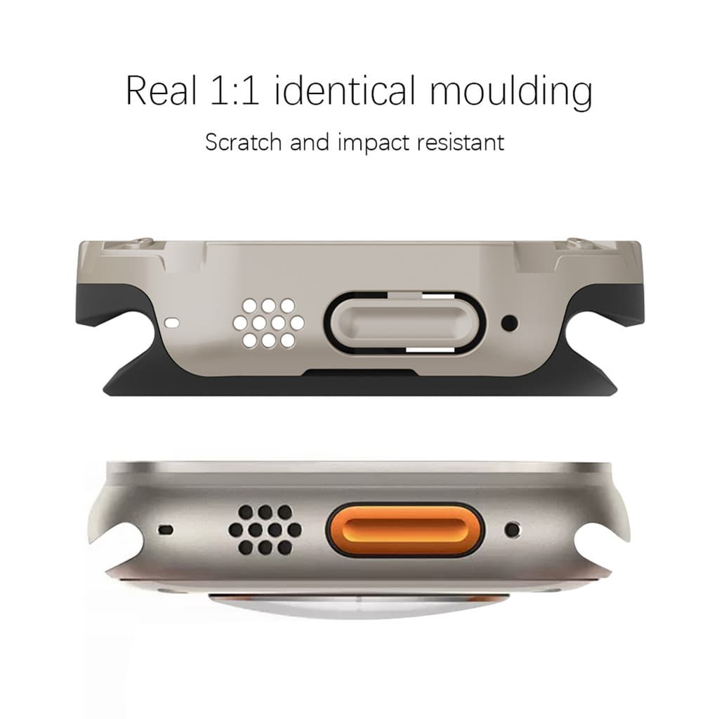 Band + กรณีกีฬาสายรัดซิลิโคน TPU + PC ฝาครอบกันชนสําหรับ Apple Watch Ultra 2 49 มม.42 44 45 46 มม. iWatch Series10/8/7/SE/6/5 รูปที่ 6