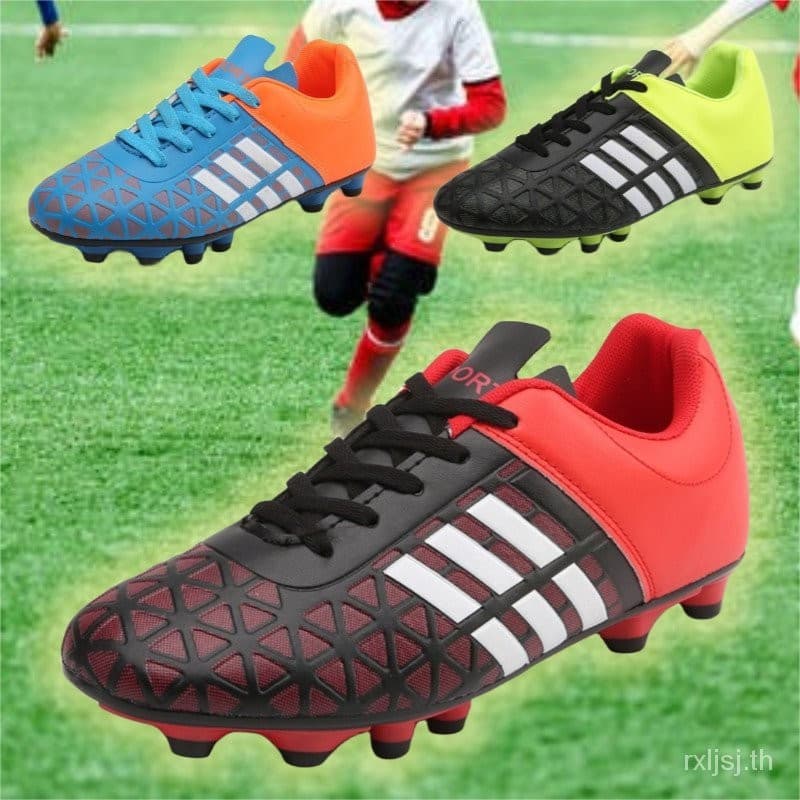【 ⚡ ส่งจากไทย ⚡ 】 ⚽    ส่งฟรีรองเท้าสตั๊ดรองเท้าฟุตบอลเด็ก (เอฟจีไซส์31-43)