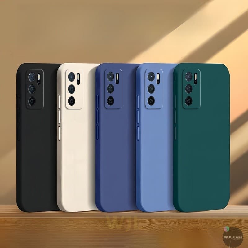 เคส OPPO A16 เคสนิ่มโทรศัพท์มือถือซิลิโคนสีลูกกวาดเรียบง่าย YT รูปที่ 1