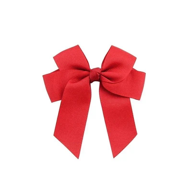 1 ชิ ้ น/ชุดสีทึบโบว ์ ผมคลิปสําหรับเด ็ กคลาสสิก Bowknot ริบบิ ้ น Hairpins พิธีรับปริญญา Headwear สาวอุปกรณ ์ เสริมผมขายส ่ ง รูปที่ 6