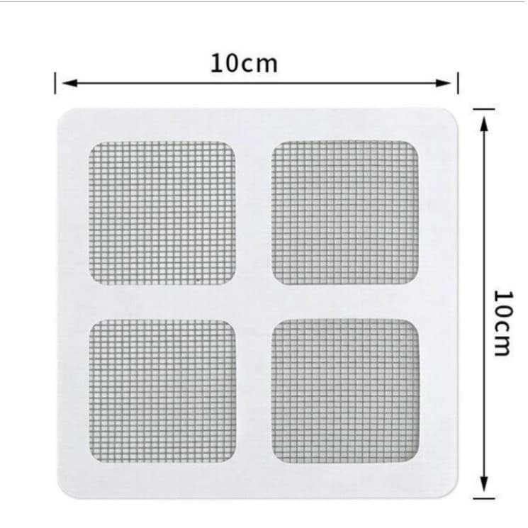 1PC 10x10CM เทปกาวซ่อมมุ้งลวด แผ่นแปะซ่อมมุ้งลวด ใช้งานง่าย สามารถซ่อมแซมได้ด้วยตนเอง ลอกแล้วแปะได้เลย G2716 รูปที่ 7