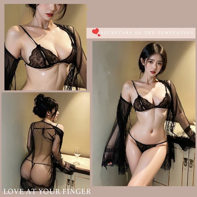 sexy pajamasชุดตาข่ายเซ็กซี่ ชุดซีทรูเซ็กซี่ชุดยั่ว วัสดุที่มองทะลุได้ บางและเบา หลากหลายสไตล์ให้เลือก จากไทย รูปที่ 7
