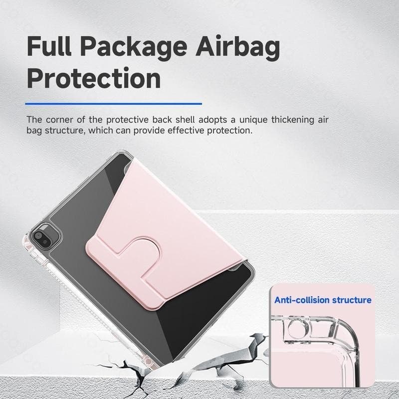 Case for iPad Gen10 Gen11 2025 Pro 11 Air8 Air4 Air5 10.9 Gen9 Gen8 Gen7 10.2 pro11 Air6/7หมุนได้ 360 องศา สําหรับ รูปที่ 3