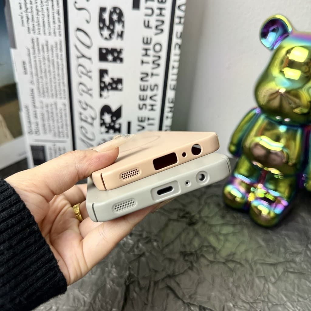 เคสโทรศัพท์แม่เหล็กสำหรับ Samsung Galaxy A56 A36 A26 A16 A06 A55 A35 A25 A15 A05S A05 5G 4G ซัมซุง Case ป้องกันการกระแทก สีพื้น ปก PC รูปที่ 4