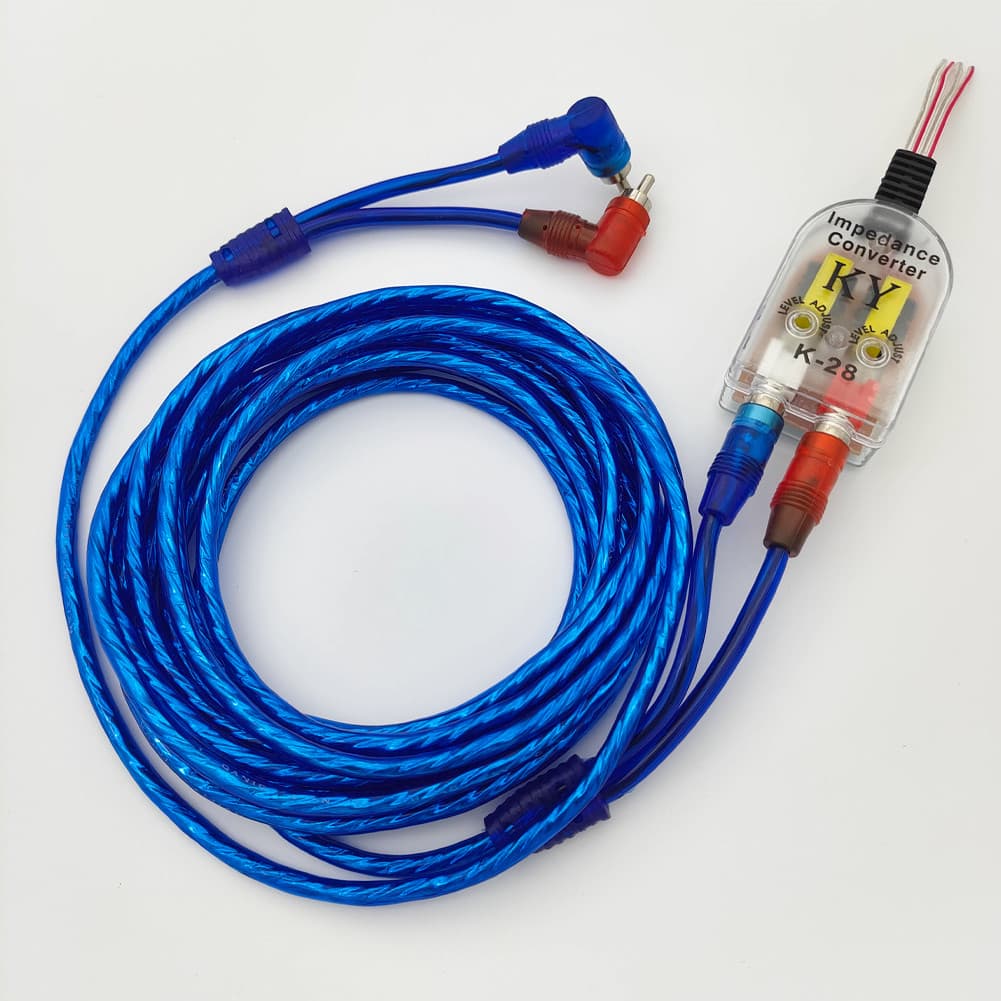 BLUE สายสัญญาณ RCA ทองแดงแท้ 2ออก2 สายRCA สายแจ็ค ใช้ได้ทั้งเครื่องเสียงบ้าน เครื่องเสียงรถยนต์ รูปที่ 6
