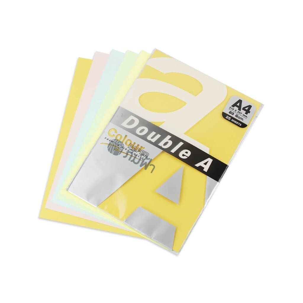 กระดาษสี Double A ขนาด A4 หนา 80 แกรม จำนวน 25 แผ่น รูปที่ 3