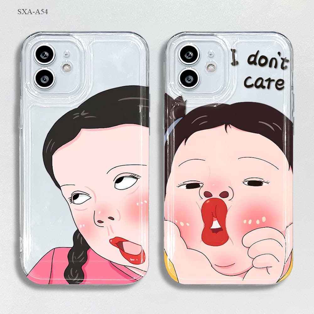 โปร่งใส เคส For Samsung Galaxy A15 A14 A13 A12 A11 A10S A06 A05 A05S A04 A04S A03 A03S M12 M11 เคสซัมซุง เคสโทรศัพท์ TKK รูปที่ 1