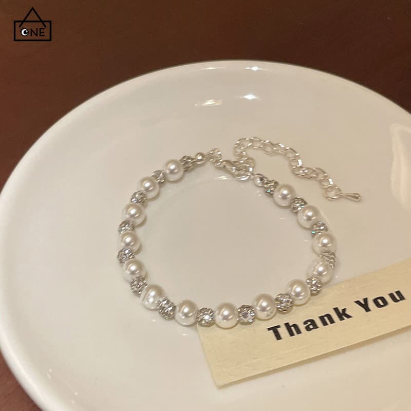 CODสร้อยข้อมือมุกเพทายหรูหราแฟชั่นระดับไฮเอนด์เครื่องประดับสำหรับผู้หญิงของขวัญ-a.one รูปที่ 4