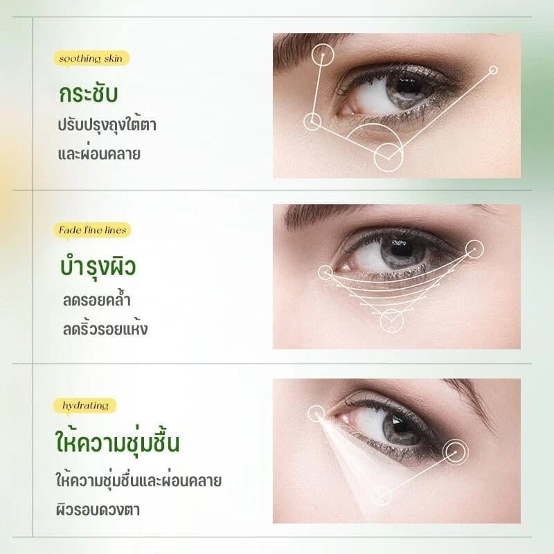 มาส์กตา SADOER มาร์คใต้ตา Eye Mask ยกกระชับชุ่มชื้น ลดรอยคล้ำใต้ตา 3สูตร รูปที่ 3