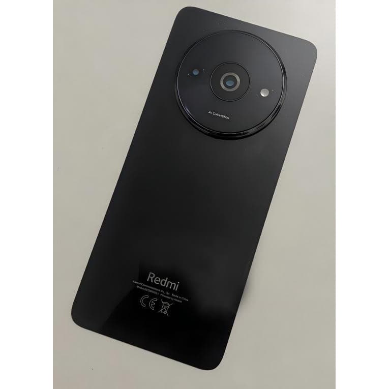 สําหรับ Xiaomi Redmi A3 A3X กระจกด้านหลังแผงประตูฝาหลังแบตเตอรี่พร้อมกรอบกล้องอะไหล่ทดแทน รูปที่ 3