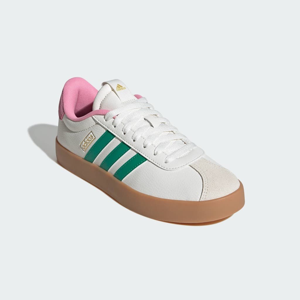 adidas ไลฟ์สไตล์ รองเท้า VL Court 3.0 ผู้หญิง สีขาว JR8663 รูปที่ 5