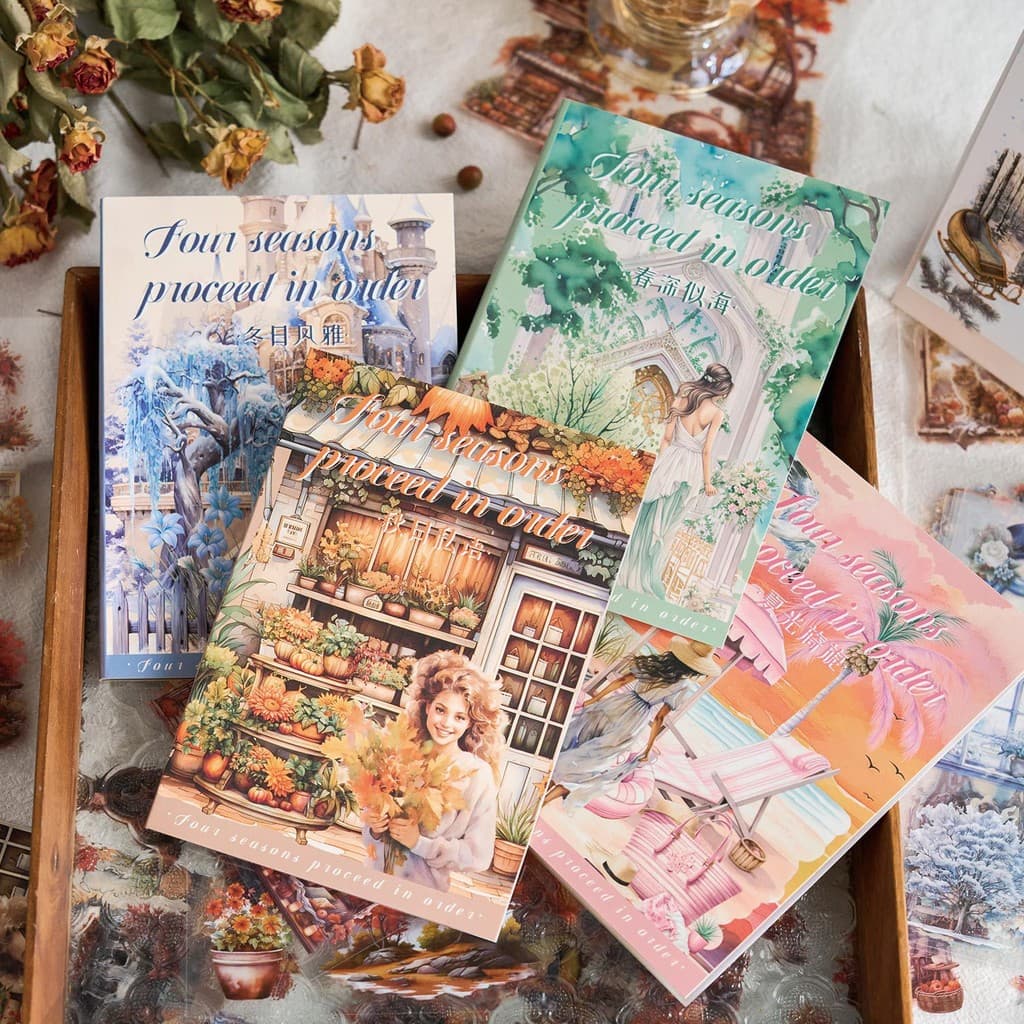 20sheepts PET สติกเกอร์ Season Series PET สติกเกอร์ตกแต่งไดอารี่สาว Scrapbooking วัสดุตกแต่งอัลบั้มเครื่องเขียนสติกเกอร์ รูปที่ 1