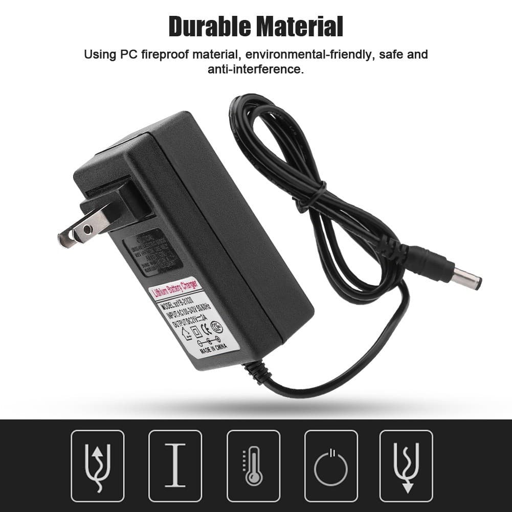 AC 100-240V DC 12V-21V 2A ปลอดภัยสำหรับการชาร์จ อแดปเตอร์ชาร์จแบตลิเที่ยม เครื่องชาร์จแบตเตอรี่ หัวชาร์จ 2a