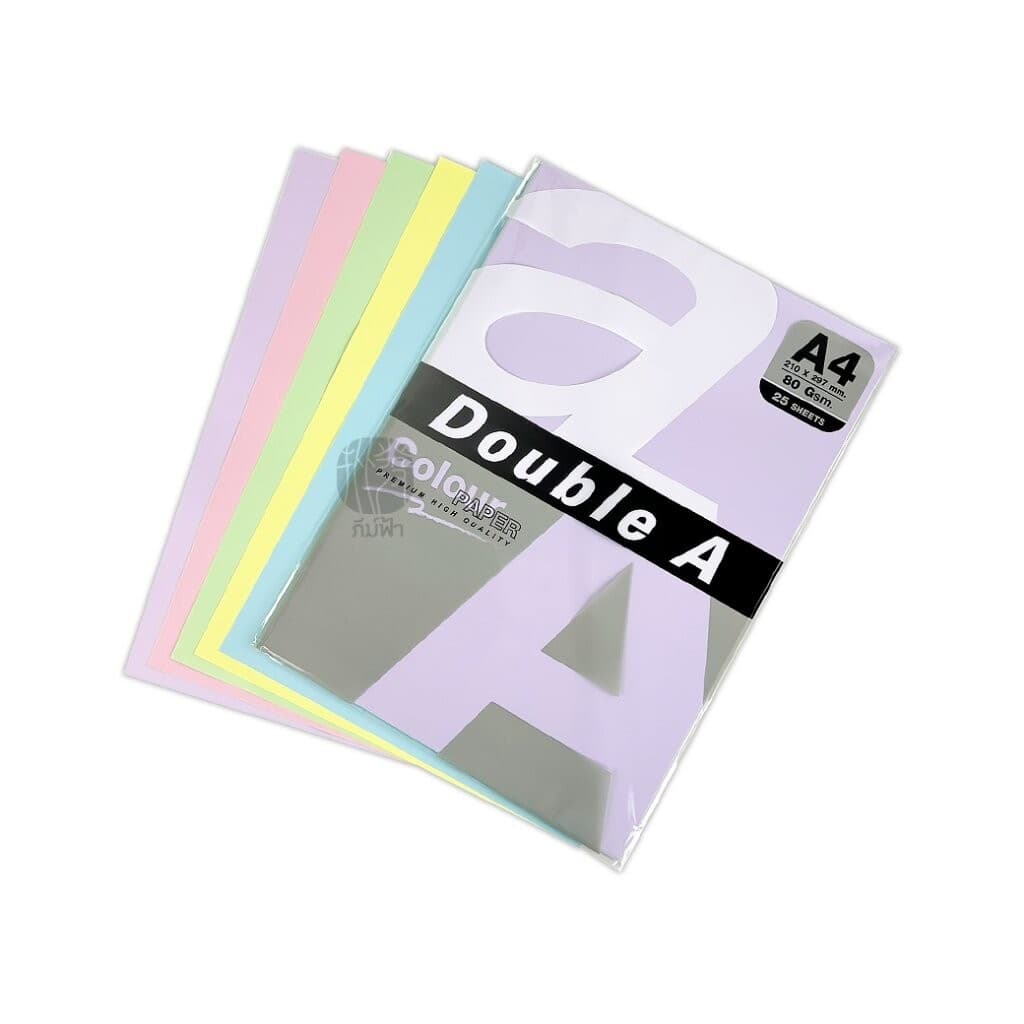 กระดาษสี Double A ขนาด A4 หนา 80 แกรม จำนวน 25 แผ่น รูปที่ 5