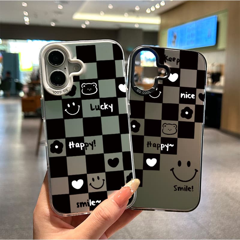 สำหรับ OPPO A18 A38 A15 A15s A60 A35 A17 A17K A79 5Gหมีน้อยสีดำและสีขาว OPPOA57 A77 A77S รูปที่ 5