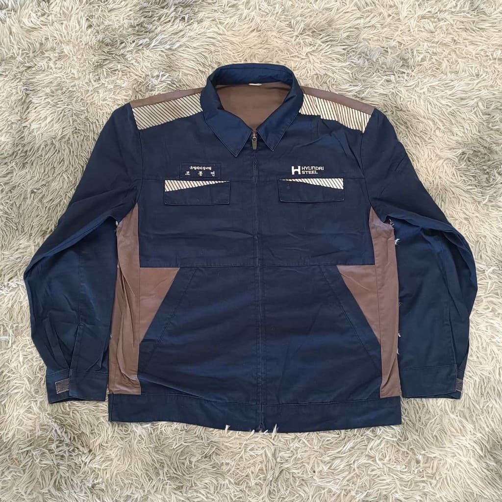 เสื้อช๊อปช่างแขนยาว ชุดยูนิฟอร์มช่าง เนื้อผ้าคอตตอน มือสอง s11 รูปที่ 6
