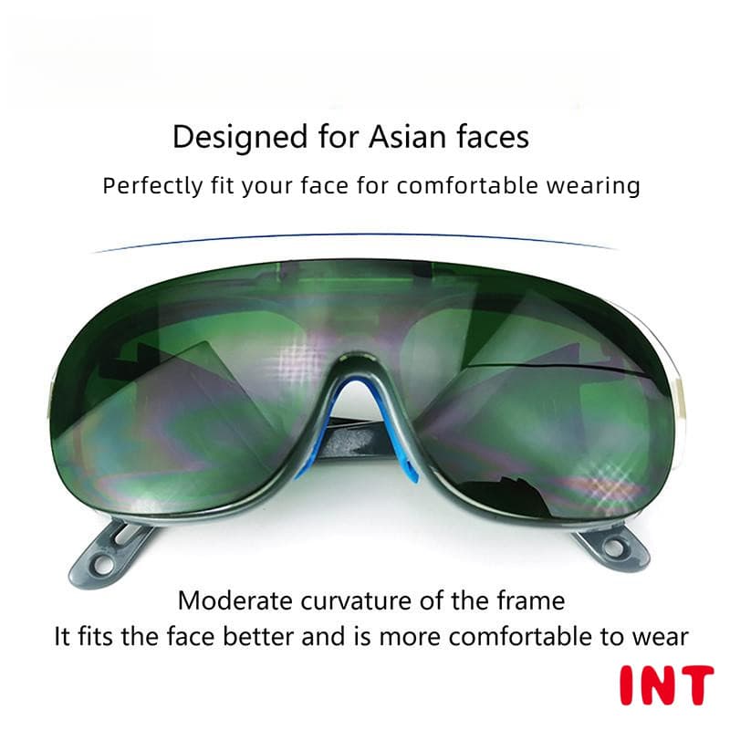 INT Welding Glasses & Mask แว่นตาเชื่อมและหน้ากาก ป้องกันรังสีอัลตราไวโอเลต สำหรับเชื่อมแก๊สอาร์กอนและอาร์ก ป้องกันแสงสะท้อน ความปลอดภัยในการทำงาน รูปที่ 4