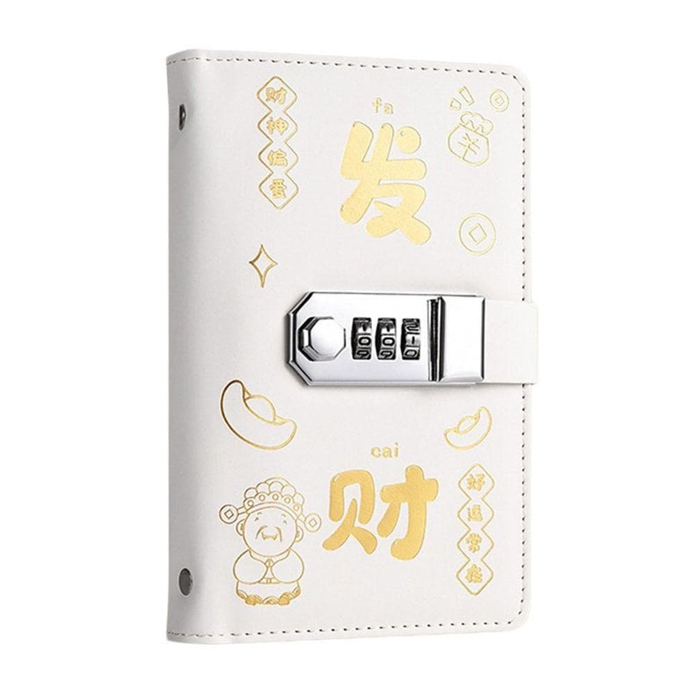 Forever 100 ซองประหยัดเงิน Challenge ประหยัดเงินพร้อมรหัสผ่านล็อค Mini Binder Saving Challenge, ตลก PU รวยค้างคืนแผ่นออมทรัพย์แบบใช้ซ้ําได้เด็ก รูปที่ 3