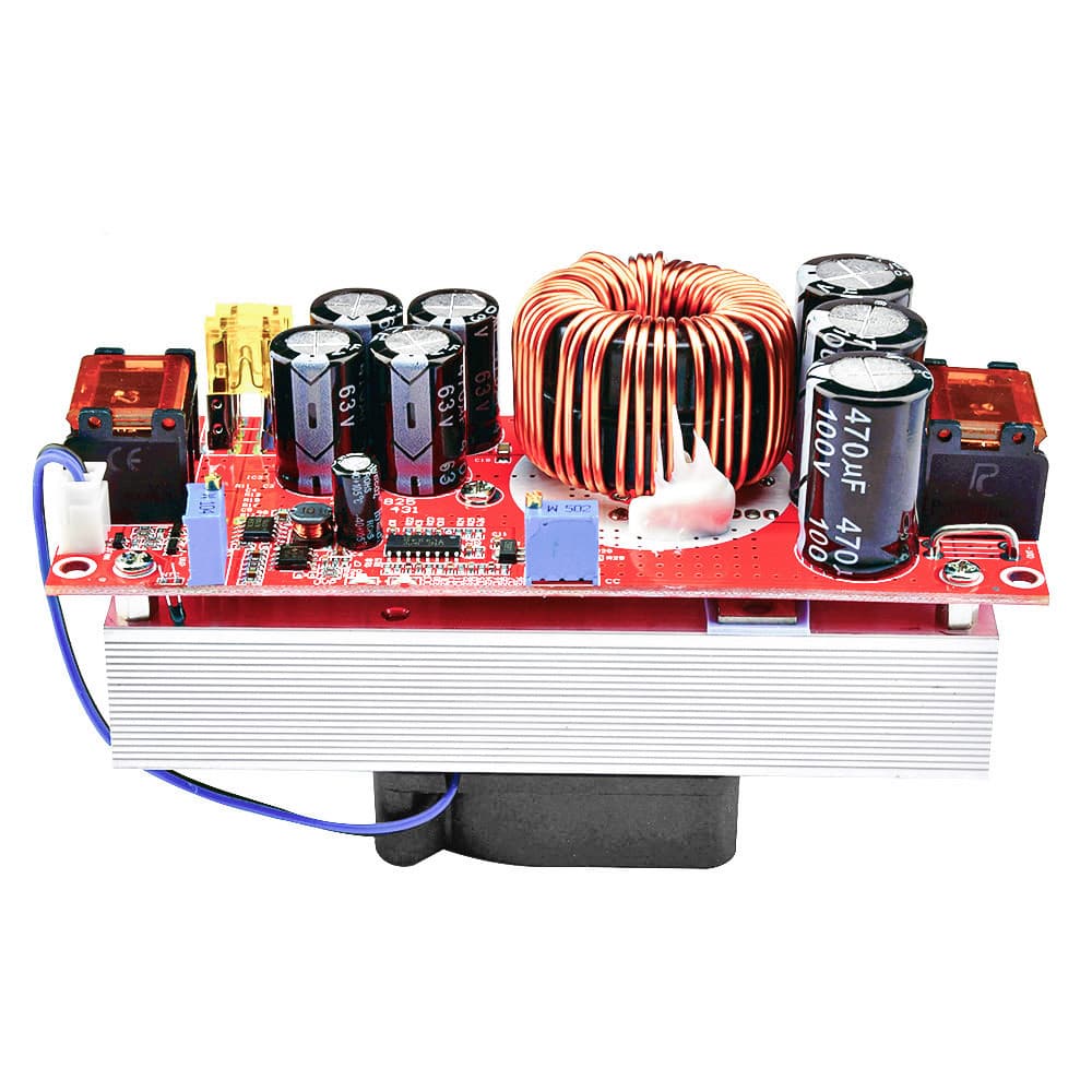 Boost Converter 1800W 40A โมดูลเพิ่มแรงดัน DC-DC10-60V ถึง 12-90V สำหรับรถยนต์ แบตเตอรี่ โซลาร์เซลล์ รูปที่ 7