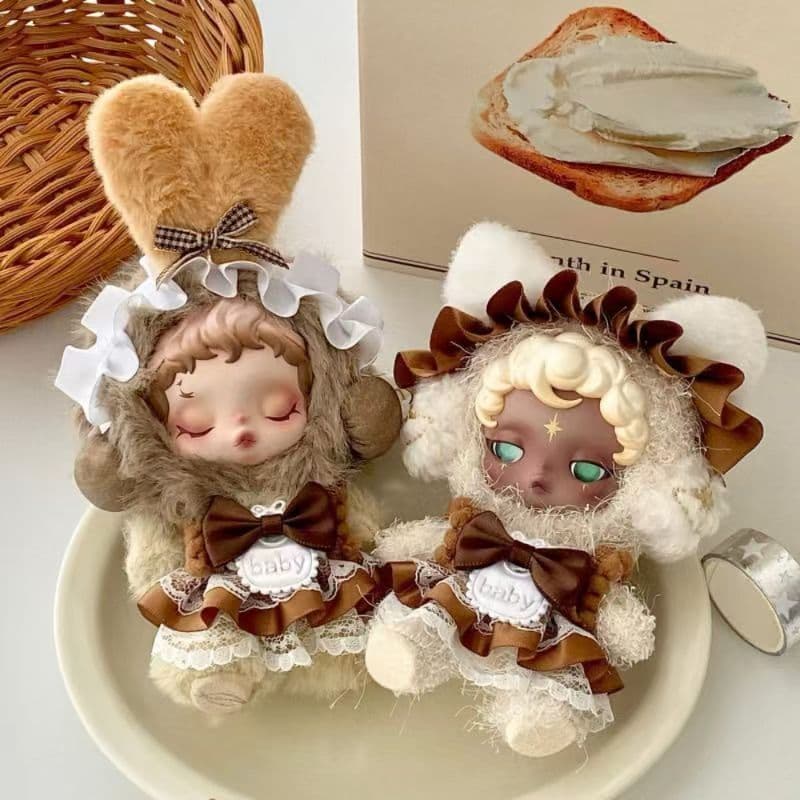 Hand-Made sp เสื้อผ้าเด็กรุ่นที่สามชุด 10 ซม.ฤดูหนาวการเคลื่อนไหว Koori Garden Hairband สายรัดกระโปรงชุดสองชิ้น รูปที่ 5