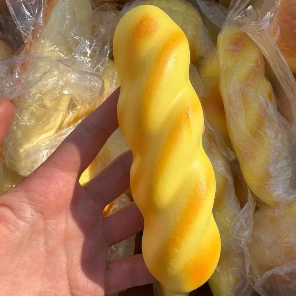 TSUMUGI 1 ชิ้นขนมปัง Squishy, ช้า Rebound Soft Sticky Squeeze ของเล่น, แบบพกพาเปียกนุ่มความเครียด Ball เด็กผู้ใหญ่ รูปที่ 9