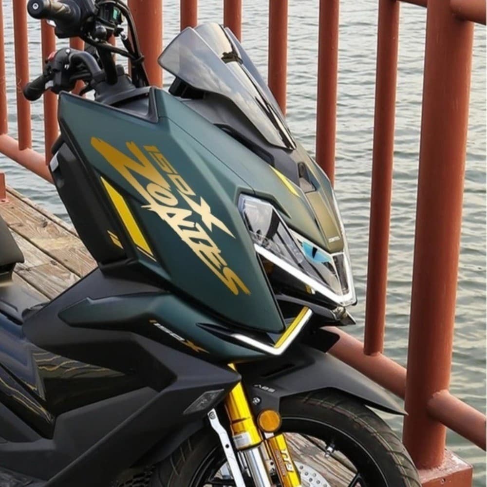 สําหรับ ZONTES 150X 2026 สติ๊กเกอร์ตกแต่งชุดสี สติกเกอร์ fairing สติกเกอร์ PVC zontes 150x สะท้อนแสงกันน้ําไวนิล decal อุปกรณ์เสริมรถจักรยานยนต์ รูปที่ 5