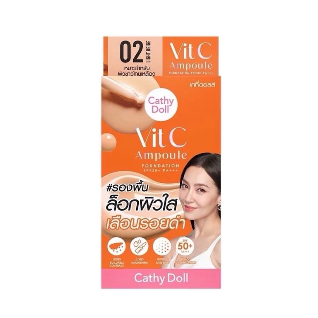 Cathy Doll CC Speed Cover Cream / Anti Acne 7 ml. ซีซีครีม สูตรไฮยา / ซิก้า รูปที่ 3