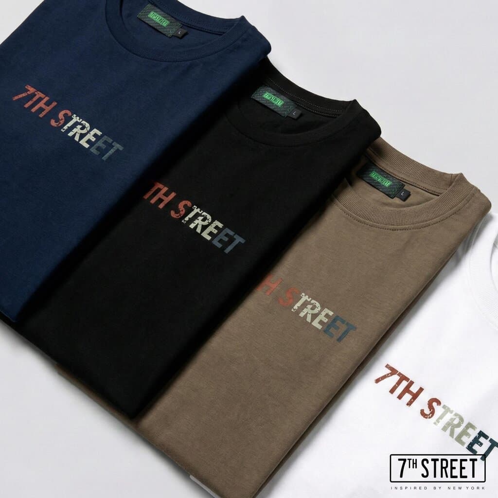 เสื้อยืด 7ᵗʰ Street รุ่น FHD ผ้า Cotton100% นุ่มสบาย ระบายอากาศได้ดี ไซส์ M-3XL Clothing Man ผู้ชาย รูปที่ 3