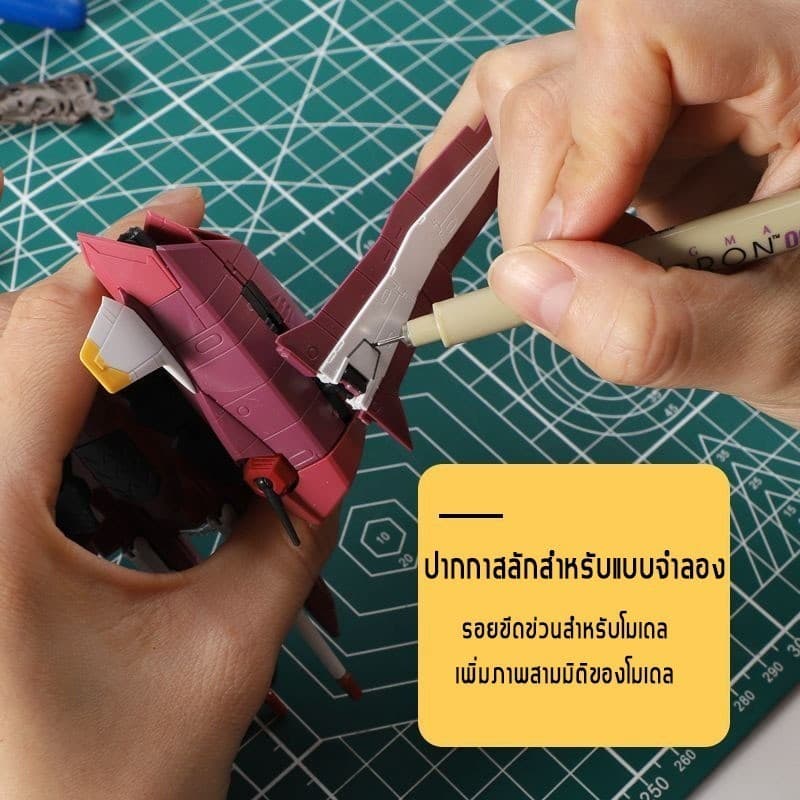 gundam tool ชุดต่อโมเดลกันดั้ม 7 ชิ้น คีมตัดโมเดลชุดเครื่องมือพื้นฐาน ชุดต่อกันพลา Gunpla อุปกรณ์ marker gundam รูปที่ 6