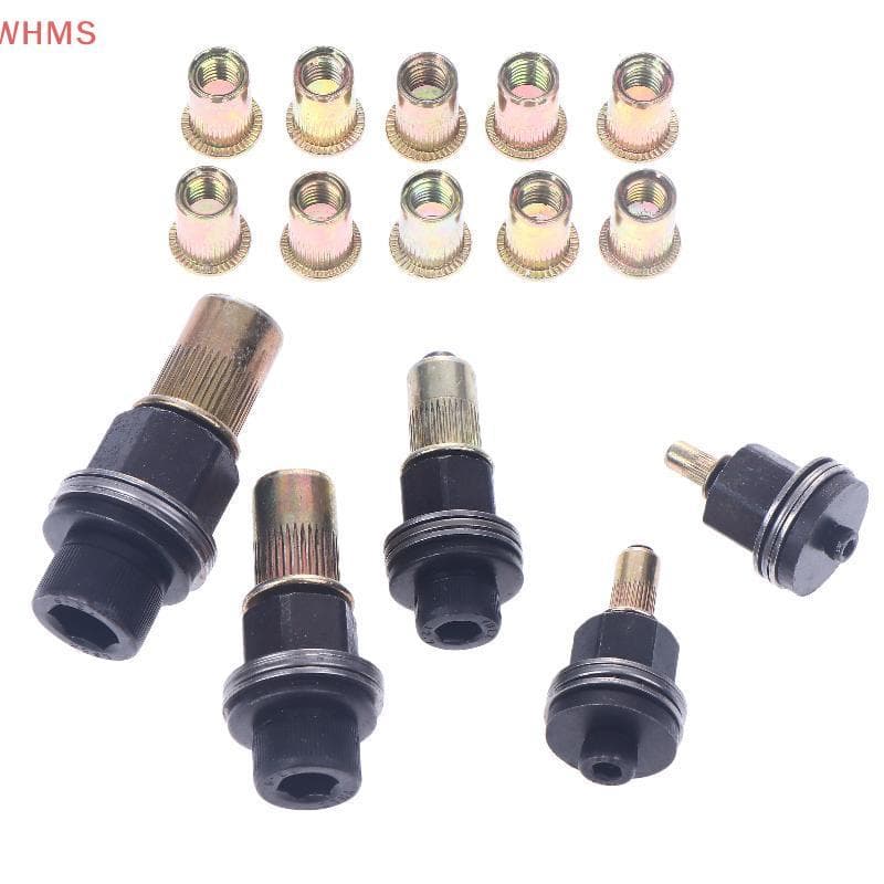 11 ชิ้นคู่มือ Riveter Nut เครื่องมืออุปกรณ์เสริมสําหรับถั่ว M3 M4 M5 M6 M8 M10 M12 ง่ายติดตั้ง Hand Rivet Nut รูปที่ 8