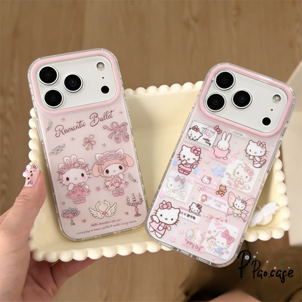 เคสไอโฟน17 Airเคส IMD ลาย Melody โบว์ น่ารัก สไตล์ฮิต สำหรับ IPhone 14 17 13 11 15 12 16 Pro Max 7 8 15 14 16 Plus รูปที่ 1