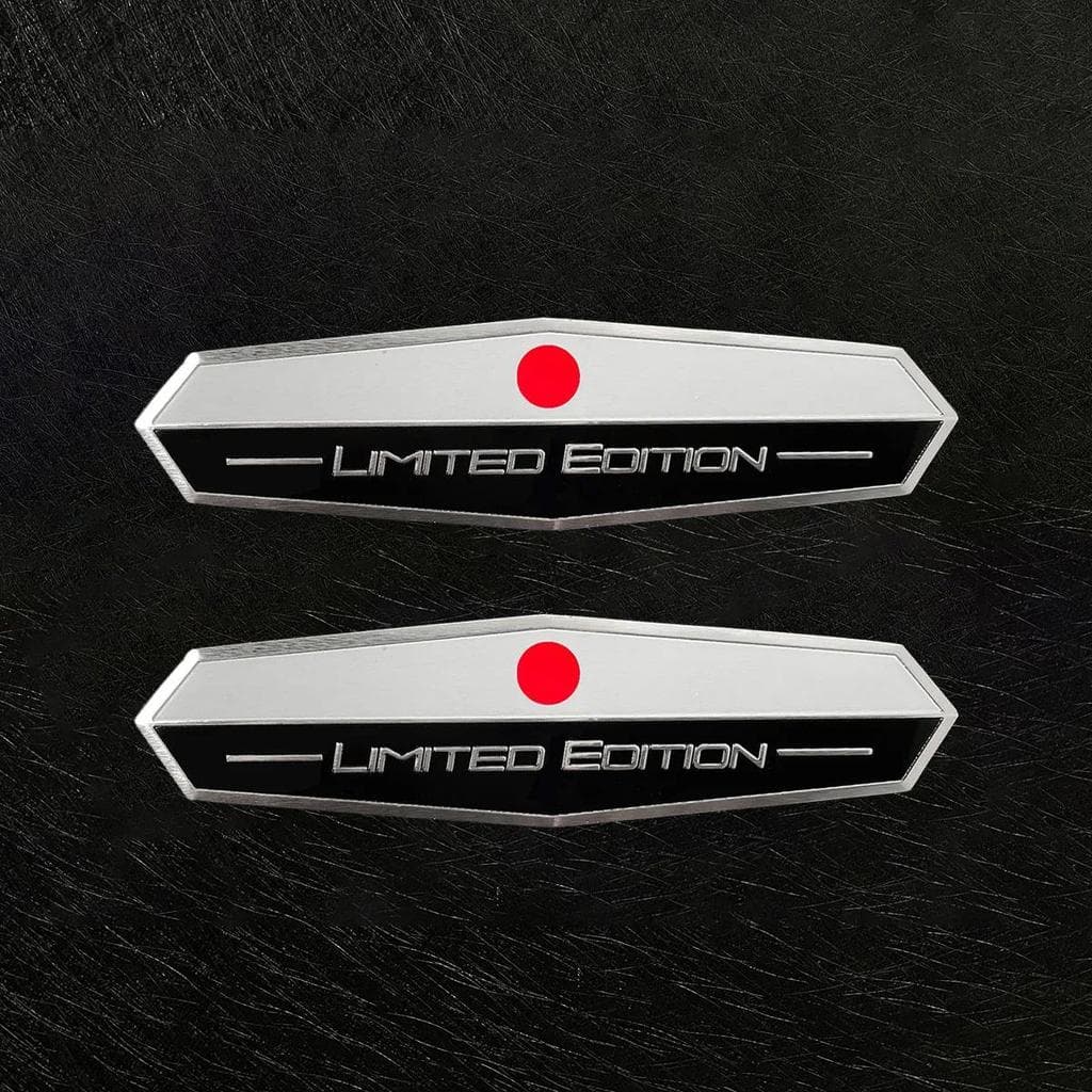 4 ชิ้น JDM ญี่ปุ่น Limited Edition 3D โลหะสติกเกอร์รถธงญี่ปุ่นป้ายสัญลักษณ์สําหรับรถจักรยานยนต์อัตโนมัติ รูปที่ 6