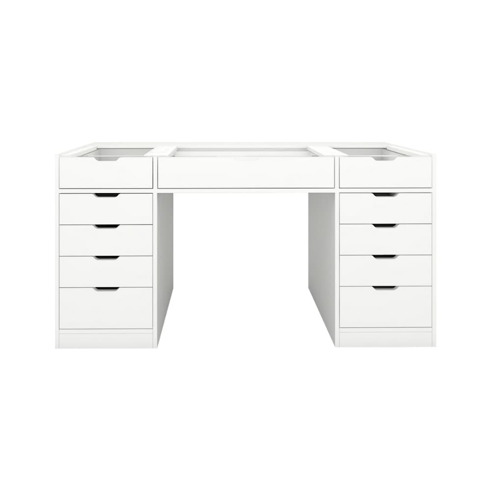 Koncept Furniture โต๊ะเครื่องแป้งแบบนั่ง 150 ซม. รุ่น Vanity สีขาว แบรนด์ KONCEPT FURNITURE รูปที่ 2