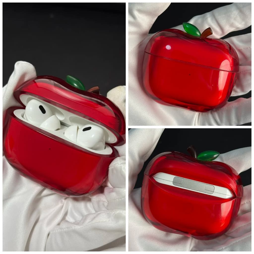 เคสหูฟังผลไม้ใสน้ําแข็งเหมาะสําหรับ AirPods Pro3/AirPods4/Pro2 เคสป้องกันกันกระแทกโปร่งใสสูงสไตล์ใหม่ รูปที่ 3