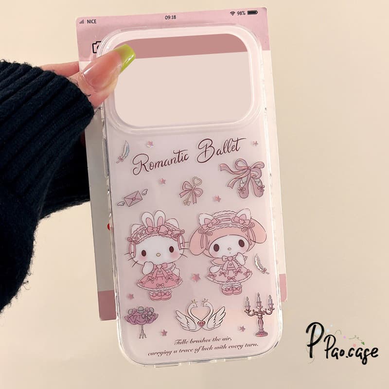 เคสไอโฟน17 Airเคส IMD ลาย Melody โบว์ น่ารัก สไตล์ฮิต สำหรับ IPhone 14 17 13 11 15 12 16 Pro Max 7 8 15 14 16 Plus รูปที่ 4