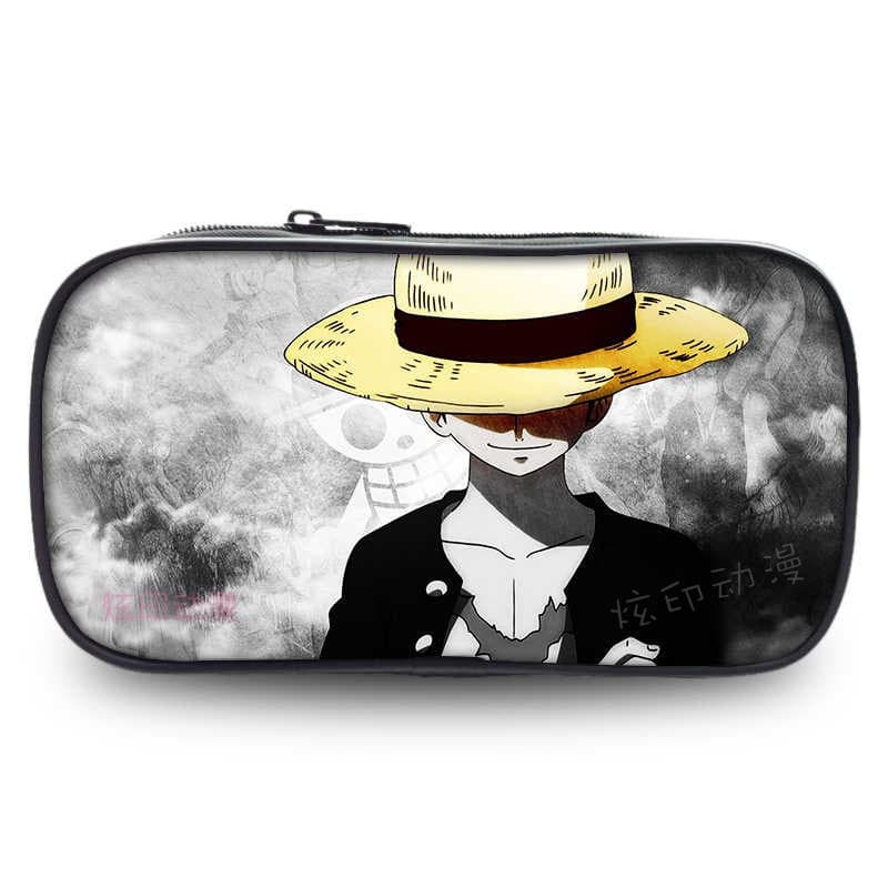 2026 Anime One Piece Luffy ดินสอ Multi-function ดินสอนักเรียนขนาดใหญ่ความจุพิมพ์เครื่องเขียนกล่องดินสอ รูปที่ 7
