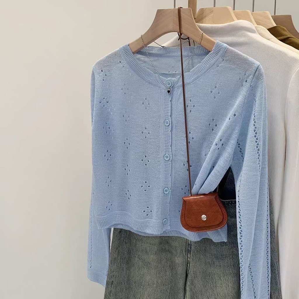 เสื้อสเวตเตอร์ลายถักผู้หญิง สำหรับฤดูหนาว ในสไตล์ใหม่และแฟชั่น รูปที่ 6
