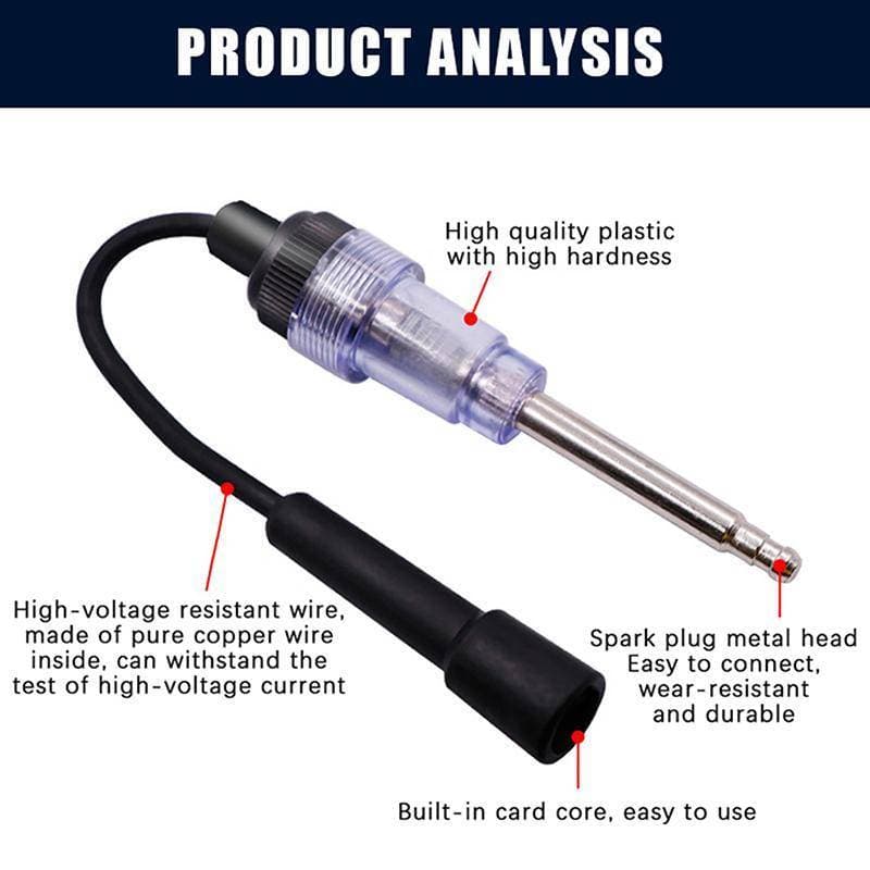 12V รถหัวเทียนทดสอบปากกามือถือระบบขดลวดวินิจฉัยสมาร์ทเครื่องวิเคราะห์เครื่องยนต์สําหรับช่างร้านซ่อมรถยนต์ รูปที่ 6